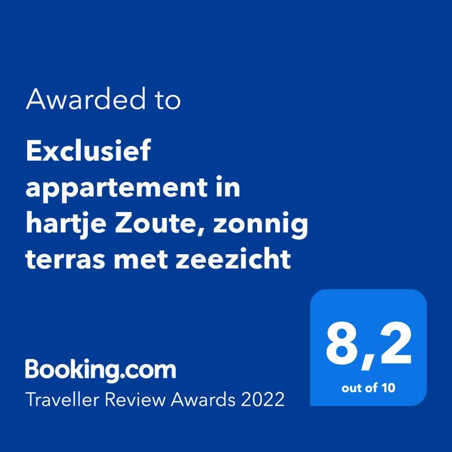 Exclusief Appartement In Hartje Zoute, Zonnig Terras Met Zeezicht Knokke-Heist Dış mekan fotoğraf